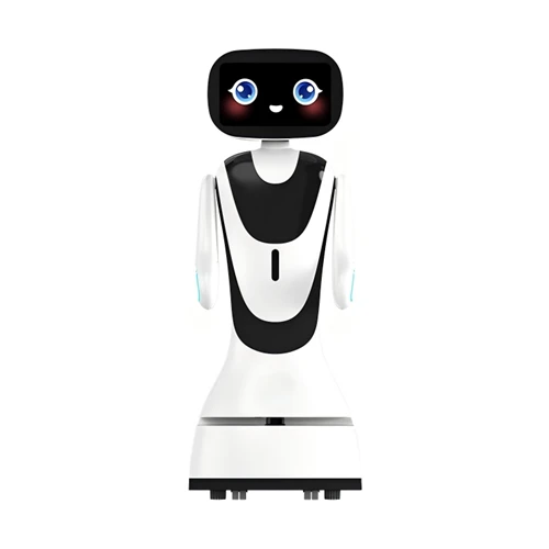 Aelod Tîm Newydd yn Ymuno â Ni: Gwasanaeth Smart Humanoid Robot Xiaoyu yn Tirio yn Neuadd Arddang...